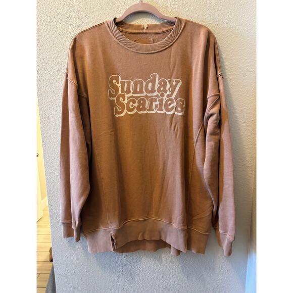Aerie Sunday Scaries oversized Sweatshirt XS NWT - Picture 5 of 7